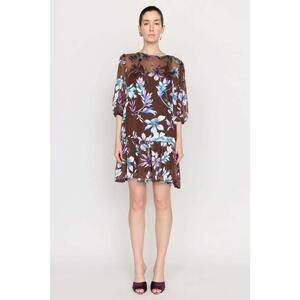 Christy Lynn Orion Silk Dress, $498 NWT, Extra Small, 75% Off! 1113